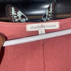 Charlotte Russe Dusty Rose Blouse